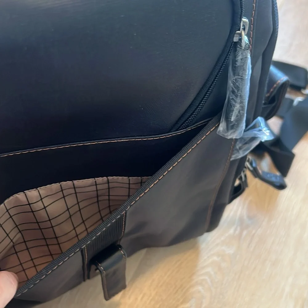 Chelsea & Scott backpack style diaper bag with optional strap
